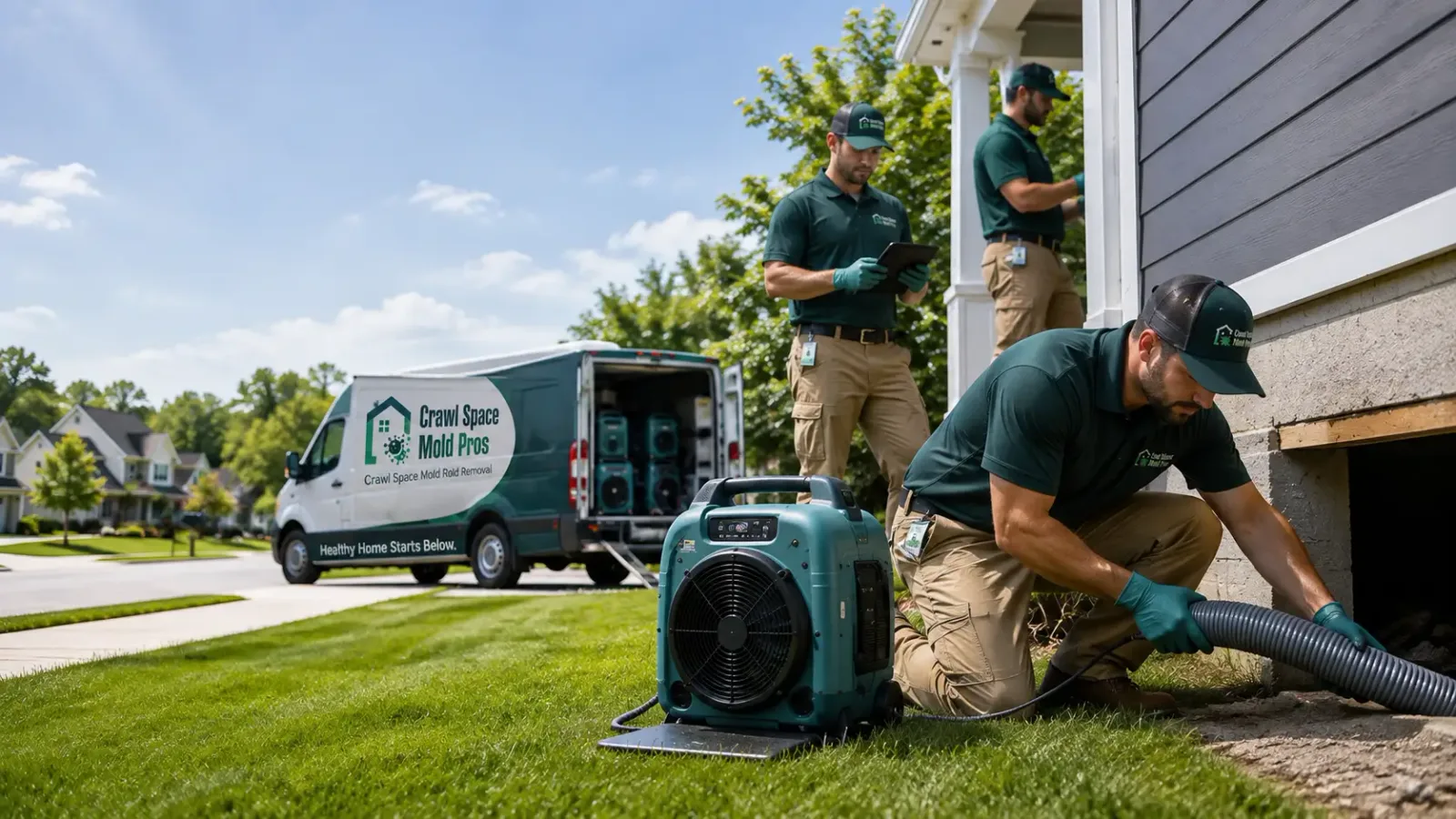 Crawl Space Mold Removal in Bouton, IA
